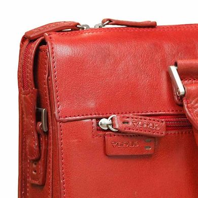 Яркая кожаная сумка-портфель Verus 608R