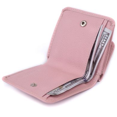 Маленький гаманець на кнопці жіночий ST Leather 19235 Рожевий