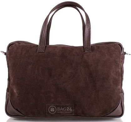 Надійна замшева сумка коричневого кольору VALENTA BM70243810, Коричневий