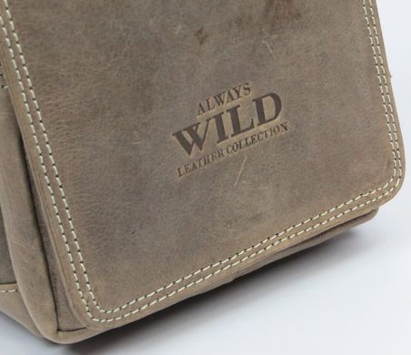 Шкіряна сумка Always Wild 250591 коричневий