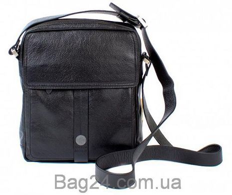 Шикарна чоловіча сумка через плече EXCELENTE (ER-2010-352-black), Чорний