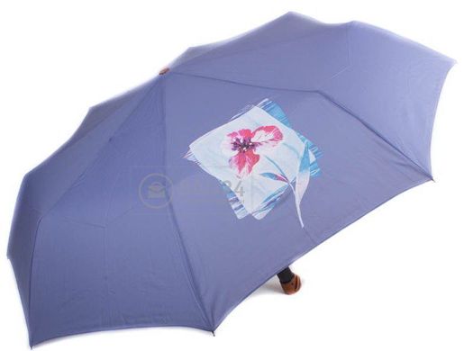 Світло-cиня жіноча парасолька, напівавтомат AIRTON Z3651-7, Блакитний