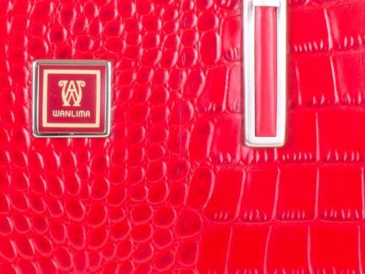 Женская кожаная сумка WANLIMA (ВАНЛИМА) W120294800100-red Красный
