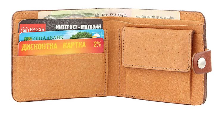 Відмінний чоловічий шкіряний гаманець SHVIGEL 00077