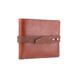 Зручний маленький гаманець на кобурною гвинті з натуральної шкіри бурштинового кольору