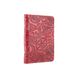 Шкіряна дизайнерська обкладинка-органайзер для ID паспорта та інших документів червоного кольору, колекція "Let's Go Travel"