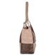 Жіноча шкіряна сумка LASKARA (Ласкарєв) LK-DD212-brown-taupe-beig Коричневий