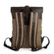 Рюкзак для ноутбука микс парусина+кожа RCs-9001-4lx бренда TARWA Коричневый
