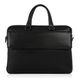 Классическая мужская черная кожаная сумка Tiding Bag SM8-21007-1A Черный