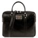 TL141283 Черный Prato - Эксклюзивная кожаная сумка для ноутбука от Tuscany