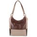 Женская кожаная сумка LASKARA (ЛАСКАРА) LK-DD212-brown-taupe-beig Коричневый