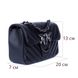 Женская черная кожаная сумка через плечо на цепочке Grays F-S-BB-1295A Черный