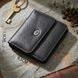 Жіночий шкіряний гаманець для карток купюр та монет ST Leather 22690 Чорний