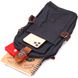 Необычная плечевая сумка для мужчин из плотного текстиля Vintage 22187 Черный