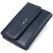 Практичний гаманець для жінок із натуральної шкіри флотар CANPELLINI 21593 Синій