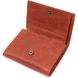 Стильный женский кошелек в три сложения из натуральной кожи Vintage sale_15068 Светло-коричневый