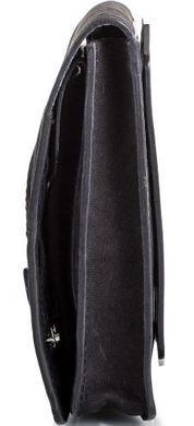 Эксклюзивная кожаная барсетка компактных размеров MYKHAIL IKHTYAR MI4168, Черный