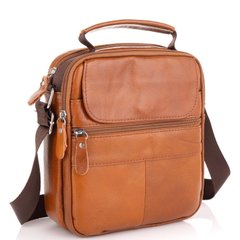 Коричневая мужская сумка через плечо Tiding Bag NM20-2611C Коричневый