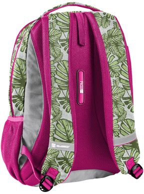 Красочный женский рюкзак 25L Paso Barbie Tropical Leaves BAL-2808
