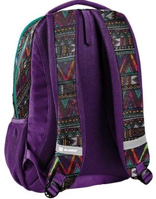 Рюкзак жіночий міський з орнаментом PASO 22L, 18-2808CP фіолетовий
