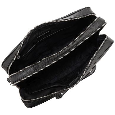 Сумка для ноутбука кожаная мужская черная Royal Bag RB29-9020-6A Черный