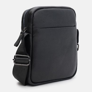 Мужская кожаная сумка Borsa Leather K1266-1bl-black