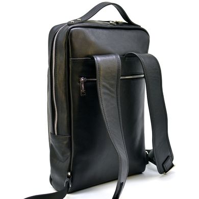 Шкіряний рюкзак для ноутбука 15 "дюймів TA-1240-4lx в чорному кольорі Чорний