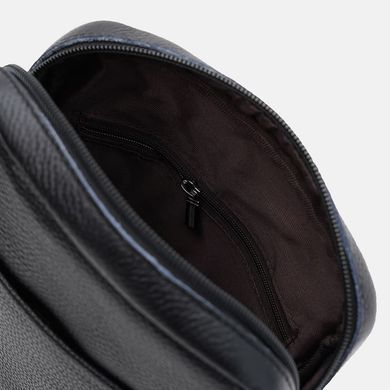 Мужская кожаная сумка Borsa Leather K1266-1bl-black