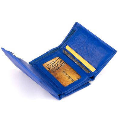 Горизонтальне портмоне зі шкіри унісекс на магніті ST Leather 19338 Синій