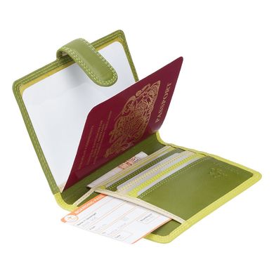 Обкладинка для паспорта Visconti RB75 Sumba (Lime Multi)