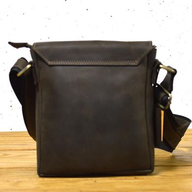 Кожаная мужская сумка через плечо  TARWA RC-5447-4sa Коричневый