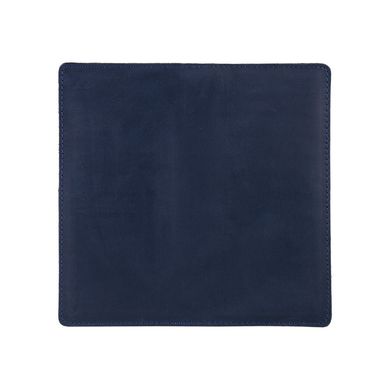 Износостойкий синий кожаный бумажник на 14 карт
