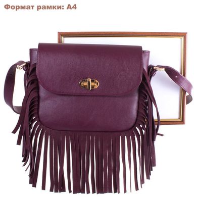Жіноча дизайнерська шкіряна сумка GALA GURIANOFF (ГАЛА ГУР'ЯНОВ) GG1403-17 Бордовий