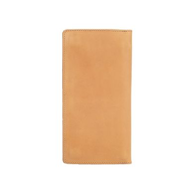 Износостойкий светло желтый кожаный бумажник на 14 карт