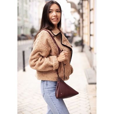 Сумка-косметичка пирамида, марсала Blanknote BN-BAG-25-marsala