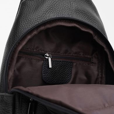 Чоловічий рюкзак шкіряний Keizer K1087bl-black