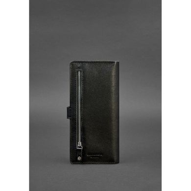 Натуральный кожаный Тревел-кейс (органайзер для документов) 6.0 черный Blanknote BN-TK-6-g