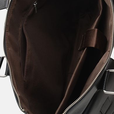 Мужская кожаная сумка Borsa Leather K18825-black