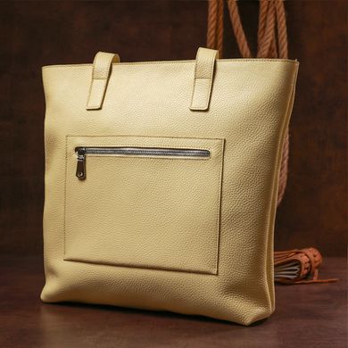 Яскрава жіноча сумка-шоппер Shvigel 16359 Лимонний