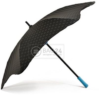 Механічна жіноча парасолька-тростина, протиштормова BLUNT Bl-mini-plus-blue, Чорний