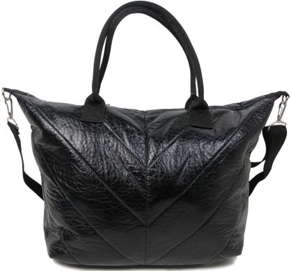 Дутая женская сумка Wallaby искусственная кожа, черная