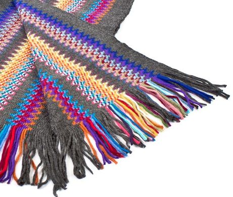 Стильный шерстяной мужской шарф ETERNO ES3016-1, Серый