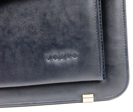 Чоловічий портфель з еко шкіри Verto A13A1 синій