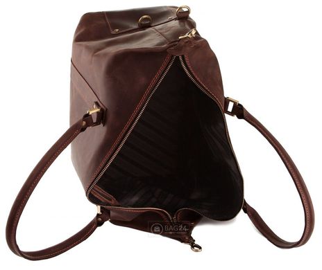 Відмінна спортивно-дорожня сумка з натуральної вінтажної шкіри Manufatto 00510