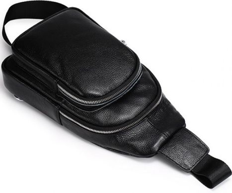 Рюкзак мужской Vintage 14623 кожаный Черный