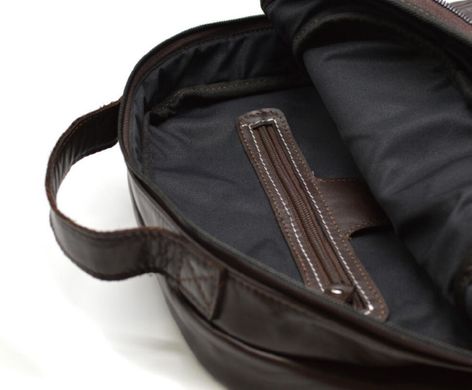 Повсякденний рюкзак GC-3072-3md, натуральна шкіра, бренд TARWA Коричневий