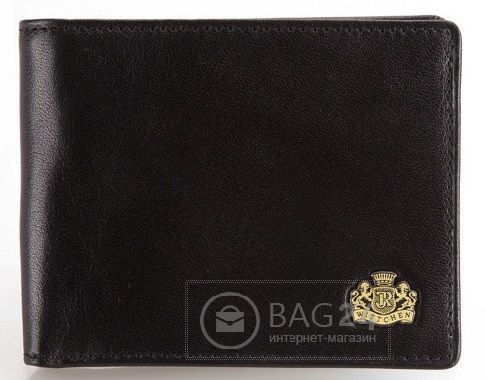 Сучасний гаманець для чоловіків WITTCHEN 10-1-118-1, Чорний