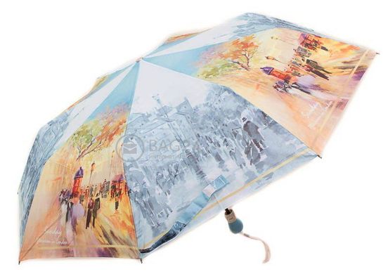 Цікавого забарвлення жіноча парасолька ZEST Z23625-6, Блакитний