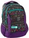 Рюкзак женский городской с орнаментом PASO 22L, 18-2808CP фиолетовый