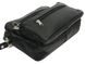 Мужская кожаная сумка-борсетка 41410 SUPER-BIS черный, 24х16х8 см